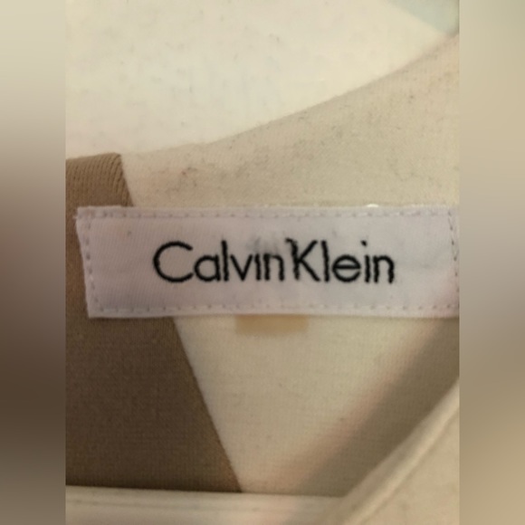 Calvin Klein shift style knit dress. Hits above knee. - Picture 4 of 5